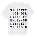 Villette-lès-Dole ordlek t-shirt