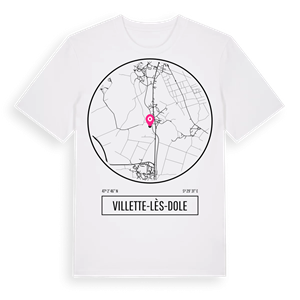 Villette-lès-Dole t-shirt – ekologisk bomull t-shirt från Pinshirt