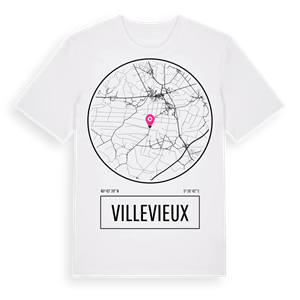 Villevieux t-shirt – ekologisk bomull t-shirt från Pinshirt