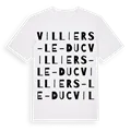 Villiers-le-Duc ordlek t-shirt