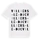 Villiers-le-Duc ordlek t-shirt