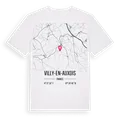 Villy-en-Auxois karta t-shirt