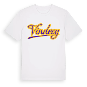 Vindecy baseball t-shirt – ekologisk bomull t-shirt från Pinshirt