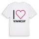 Jag älskar Vinneuf t-shirt stort tryck