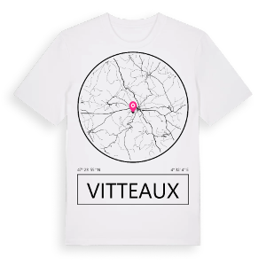 Vitteaux t-shirt – ekologisk bomull t-shirt från Pinshirt