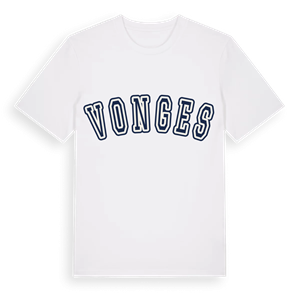 Vonges college t-shirt – ekologisk bomull t-shirt från Pinshirt