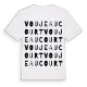 Voujeaucourt ordlek t-shirt