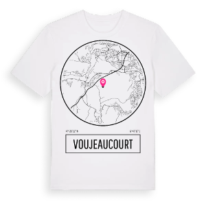 Voujeaucourt t-shirt – ekologisk bomull t-shirt från Pinshirt