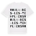 Voulaines-les-Templiers ordlek t-shirt