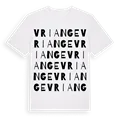 Vriange ordlek t-shirt