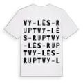 Vy-lès-Rupt ordlek t-shirt