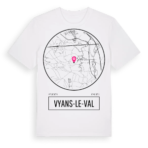 Vyans-le-Val t-shirt – ekologisk bomull t-shirt från Pinshirt