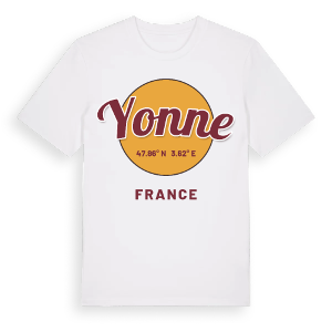 Yonne cirkel t-shirt – ekologisk bomull t-shirt från Pinshirt