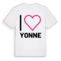 Jag älskar Yonne t-shirt stort tryck