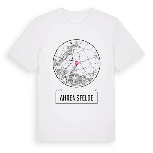 Ahrensfelde t-shirt – ekologisk bomull t-shirt från Pinshirt