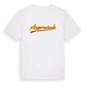 Angermünde baseball t-shirt – ekologisk bomull t-shirt från Pinshirt