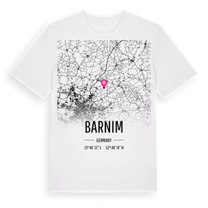 Barnim karta t-shirt – ekologisk bomull t-shirt från Pinshirt