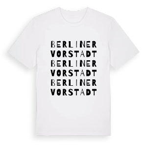 Berliner Vorstadt ordlek t-shirt – ekologisk bomull t-shirt från Pinshirt