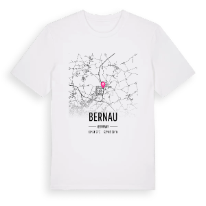 Bernau karta t-shirt – ekologisk bomull t-shirt från Pinshirt