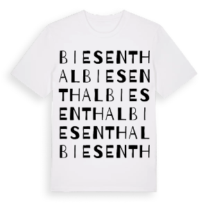 Biesenthal ordlek t-shirt – ekologisk bomull t-shirt från Pinshirt