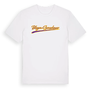Bleyen-Genschmar baseball t-shirt – ekologisk bomull t-shirt från Pinshirt