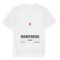 Brandenburg karta t-shirt