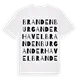 Brandenburg an der Havel ordlek t-shirt