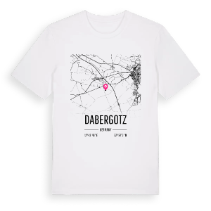 Dabergotz karta t-shirt – ekologisk bomull t-shirt från Pinshirt