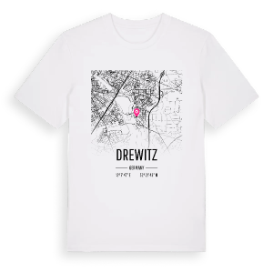Drewitz karta t-shirt – ekologisk bomull t-shirt från Pinshirt