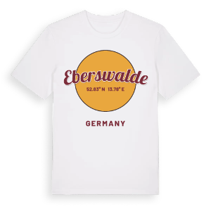 Eberswalde cirkel t-shirt – ekologisk bomull t-shirt från Pinshirt
