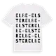 Elbe-Elster ordlek t-shirt