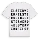 Elsterwerda ordlek t-shirt