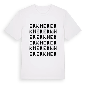Erkner ordlek t-shirt – ekologisk bomull t-shirt från Pinshirt