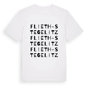 Flieth-Stegelitz ordlek t-shirt – ekologisk bomull t-shirt från Pinshirt