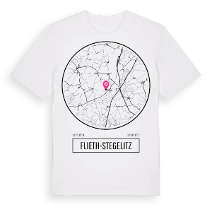 Flieth-Stegelitz t-shirt – ekologisk bomull t-shirt från Pinshirt