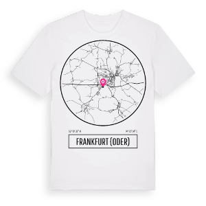Frankfurt (Oder) t-shirt – ekologisk bomull t-shirt från Pinshirt