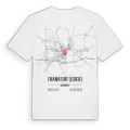 Frankfurt (Oder) karta t-shirt