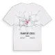 Frankfurt (Oder) karta t-shirt