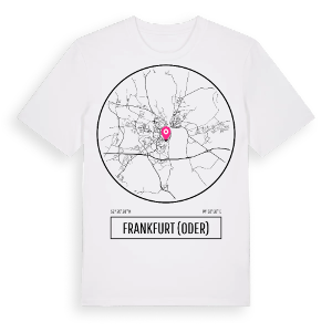 Frankfurt (Oder) t-shirt – ekologisk bomull t-shirt från Pinshirt