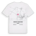 Frankfurt (Oder) Nord karta t-shirt