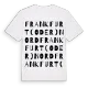 Frankfurt (Oder) Nord ordlek t-shirt