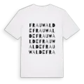 Frauwalde ordlek t-shirt