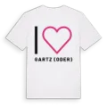 Jag älskar Gartz (Oder) t-shirt stort tryck