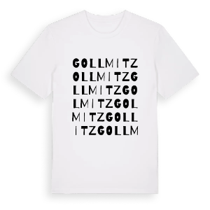Gollmitz ordlek t-shirt – ekologisk bomull t-shirt från Pinshirt