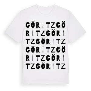 Göritz ordlek t-shirt – ekologisk bomull t-shirt från Pinshirt