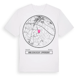 Groß Schacksdorf-Simmersdorf t-shirt – ekologisk bomull t-shirt från Pinshirt