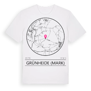 Grünheide (Mark) t-shirt – ekologisk bomull t-shirt från Pinshirt