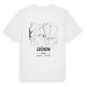 Grünow karta t-shirt – ekologisk bomull t-shirt från Pinshirt