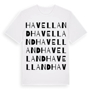 Havelland ordlek t-shirt – ekologisk bomull t-shirt från Pinshirt