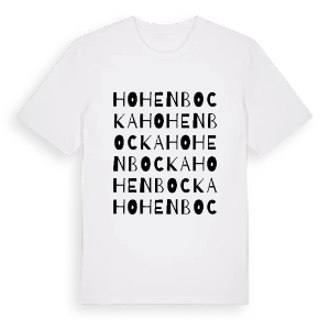 Hohenbocka ordlek t-shirt – ekologisk bomull t-shirt från Pinshirt